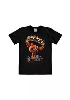 Футболка Easyfit Game Of Thrones - Корона LOGOSHIRT, черный