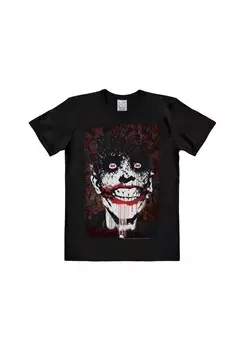 Футболка Easyfit Joker Face - Граффити LOGOSHIRT, черный