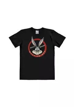 Футболка Easyfit Looney T-Bugs Bunny — Сделано в LOGOSHIRT, черный