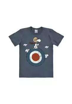 Футболка easyfit peanuts - snoopy/target Logoshirt, синий