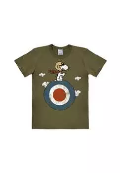 Футболка easyfit peanuts - snoopy/target Logoshirt, зеленый
