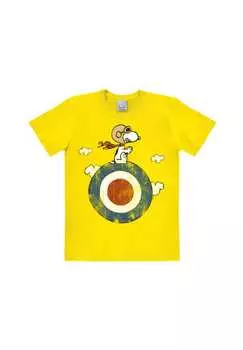 Футболка easyfit peanuts - snoopy/target Logoshirt, желтый