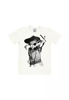 Футболка Easyfit Пеппи Длинныйчулок - Пират LOGOSHIRT, цвет Almost White