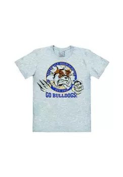Футболка Easyfit Riverdale — Вперёд, бульдоги! LOGOSHIRT, цвет Grey-melange