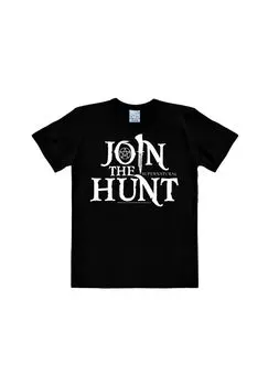 Футболка Easyfit Supernatural - Присоединяйтесь к охоте LOGOSHIRT, черный