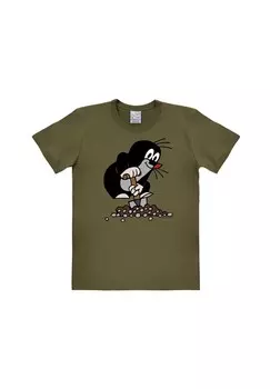 Футболка Easyfit The Little Mole LOGOSHIRT, оливковый