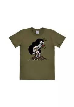 Футболка Easyfit The Little Mole LOGOSHIRT, оливковый
