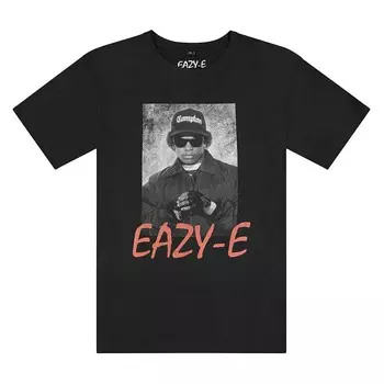 Футболка Eazy E с логотипом Mister Tee, черный