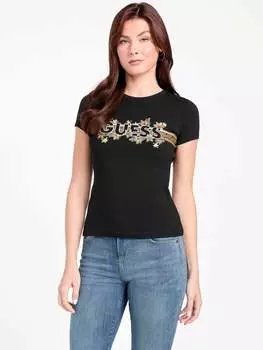 Футболка Eco Florine Guess Factory, черный