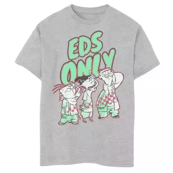 Футболка Ed, Edd n Eddy Eds Only для мальчиков 8–20 лет с графическим рисунком и портретом Licensed Character