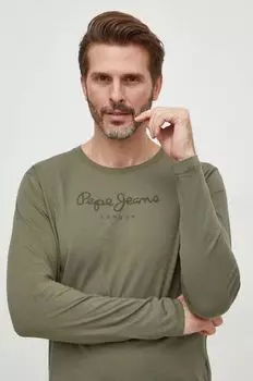 Футболка Eggo из хлопка Pepe Jeans, зеленый