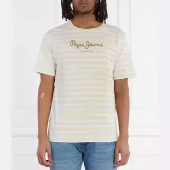 Футболка Eggo стандартного кроя Pepe Jeans London, бежевый
