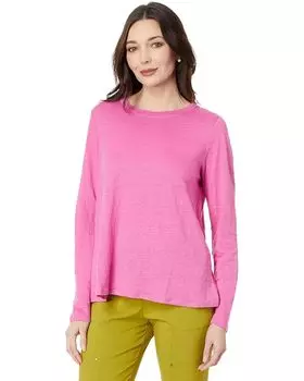 Футболка Eileen Fisher Crew Neck Long Sleeve, цвет Tulip