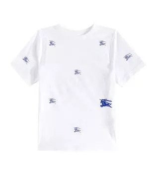 Футболка EKD из хлопкового джерси Burberry, белый