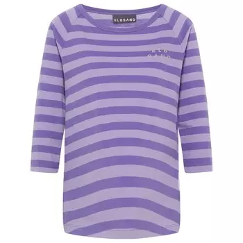 Футболка Elbsand Celin T-Shirt, цвет Pale Grape/Ulra Violet-Stripe