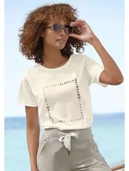 Футболка ELBSAND, кремовый