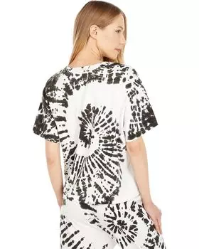 Футболка Electric & Rose Strata V-Neck Tee, цвет Cloud/Onyx