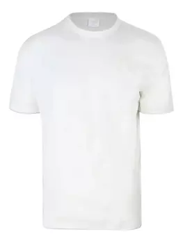 Футболка Eleventy из хлопка с круглым вырезом, белый