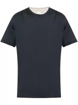 Футболка Eleventy из хлопка, синий