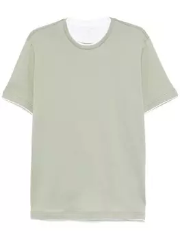 Футболка Eleventy из хлопка, зеленый