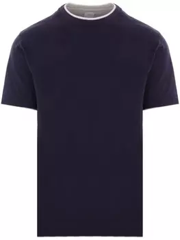 Футболка Eleventy с несколькими слоями, синий