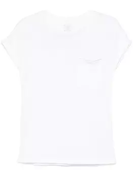 Футболка Eleventy с текстурой джерси, белый