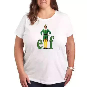 Футболка Elf Buddy The Elf большого размера Licensed Character, белый