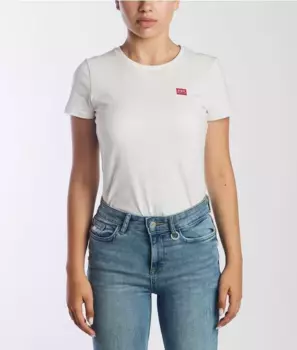 Футболка Eliabeth Retro Jeans, белый