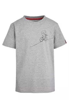 Футболка elkline Mountain, цвет greymelange