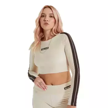 Футболка Ellesse Elimena Cropped, бежевый