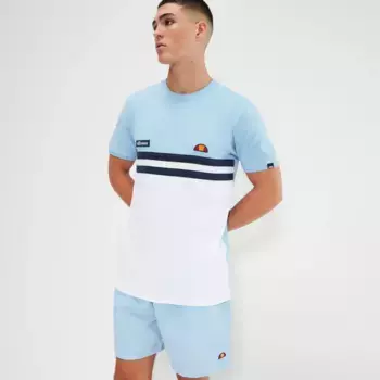 Футболка Ellesse "H T-SHIRT" с контрастными полосками, голубой