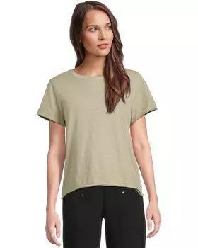 Футболка Elliott Lauren Enzyme Wash Jersey - Short Sleeve Crew Neck Tee, цвет Thyme