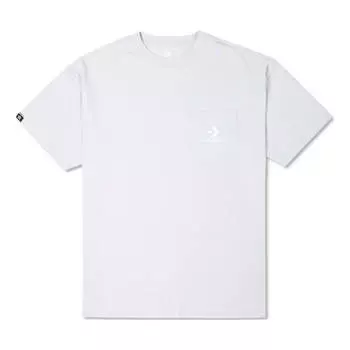 Футболка embroidered pocket t-shirt 'white' Converse, белый