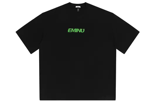 Футболка EMINU унисекс, Черный и черный
