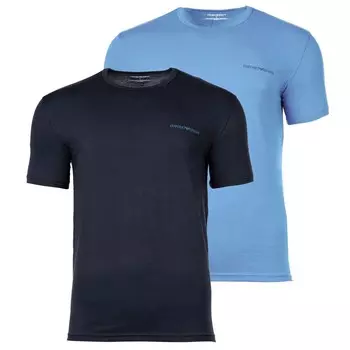 Футболка Emporio Armani, цвет marine blue/Sky blue