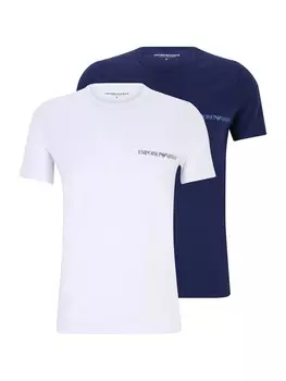 Футболка Emporio Armani, цвет Navy/White
