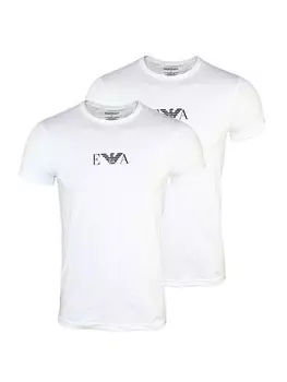 Футболка Emporio Armani Doppelpack Logoprint, белый