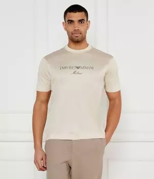 Футболка Emporio Armani Regular Fit, экрю