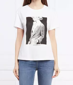 Футболка Emporio Armani regular fit, белый
