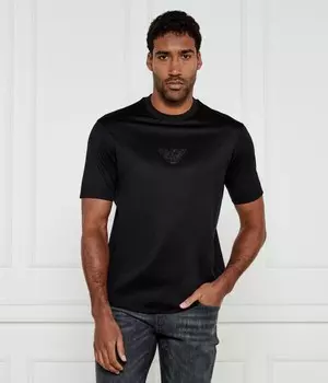Футболка Emporio Armani Regular Fit с логотипом, черный