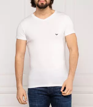 Футболка Emporio Armani slim fit, белый