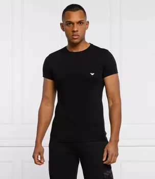 Футболка Emporio Armani slim fit, черный