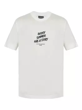 Футболка Emporio Armani Summer Story, белый