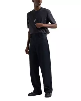 Футболка Emporio Armani в тонкую полоску, синий