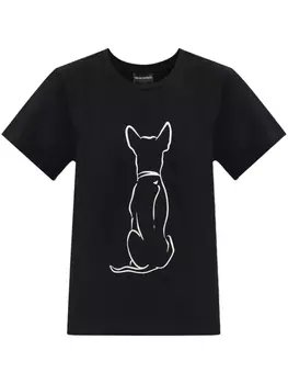 Футболка Emporio Armani We Love Dogs, черный