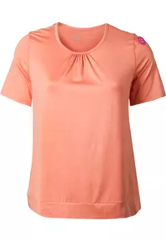 Футболка Endurance Q Funktions BREE MELANGE, цвет 4213 Blooming Dahlia