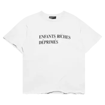Футболка Enfants Riches Dprims Classic Logo 'Faded Cream/Black', кремовый