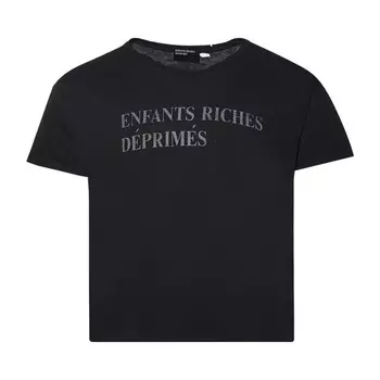 Футболка Enfants Riches Dprims Classic Logo T-Shirt Faded Black, черный