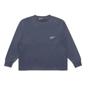 Футболка Enfants Riches Dprims Thrashed Logo Long-Sleeve Pocket 'Faded Black/White', черный