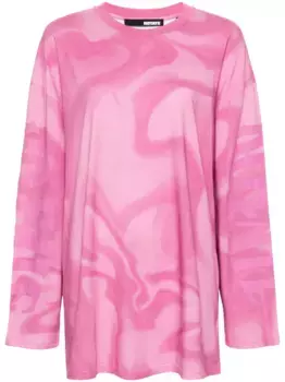 Футболка Enzyme с логотипом ROTATE BIRGER CHRISTENSEN, розовый